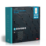 Nedis SmartLife jluelys | Net | Wi-Fi | Varm Hvid | 400 LED\'s | 3.00 m | 3 x 3 m | Android™ / IOS