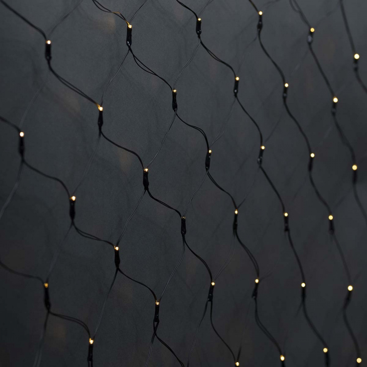 Nedis SmartLife jluelys | Net | Wi-Fi | Varm Hvid | 400 LED\'s | 3.00 m | 3 x 3 m | Android™ / IOS