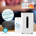 Nedis SmartLife Affugter | Wi-Fi | 20 l/Dag | Affugtning / Kontinuerlig / Tørt vasketøj / Ventilation | Android™ / IOS | Justerbar hygrostat | 195 m³/h