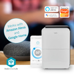 Nedis SmartLife Affugter | Wi-Fi | 30 l/Dag | Affugtning / Kontinuerlig / Tørt vasketøj / Ventilation | Android™ / IOS | Justerbar hygrostat | 210 m³/h Nedis SmartLife Affugter | Wi-Fi | 30 l/Dag | Affugtning / Kontinuerlig / Tørt vasketøj / Ventilation | Android™ / IOS | Justerbar hygrostat | 210 m³/h