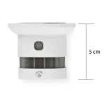Nedis SmartLife Røgalarm | Zigbee 3.0 | Batteri | Sensorlevetid: 10 År | EN 14604 | Maks. batteritid: 60 Måned | 85 dB | Hvid | 1 stk