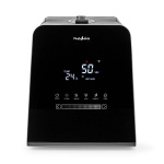 Nedis SmartLife Luftfugter | 110 W | Med kold og varm tåge | 5.5 l | Hygrometer | Timer | Fjernbetjening | Nattilstand | Sort Nedis SmartLife Luftfugter | 110 W | Med kold og varm tåge | 5.5 l | Hygrometer | Timer | Fjernbetjening | Nattilstand | Sort
