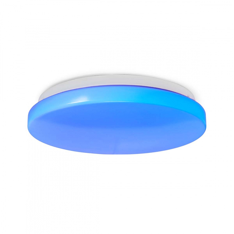 Nedis SmartLife Lofts lys | RGB / Varm til kølig hvid | Runde | Diameter: 260 mm | 1820 lm | 3000 - 6500 K | IP20 | Energiklasse: F | Android™ / IOS