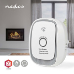 Nedis SmartLife-Gasdetektor | Zigbee 3.0 | Strømforsyning | Sensorlevetid: 5 År | EN 50194-1:2009 | Android™ / IOS | Med testknap | 75 dB | Hvid Nedis SmartLife-Gasdetektor | Zigbee 3.0 | Strømforsyning | Sensorlevetid: 5 År | EN 50194-1:2009 | Android™ / IOS | Med testknap | 75 dB | Hvid