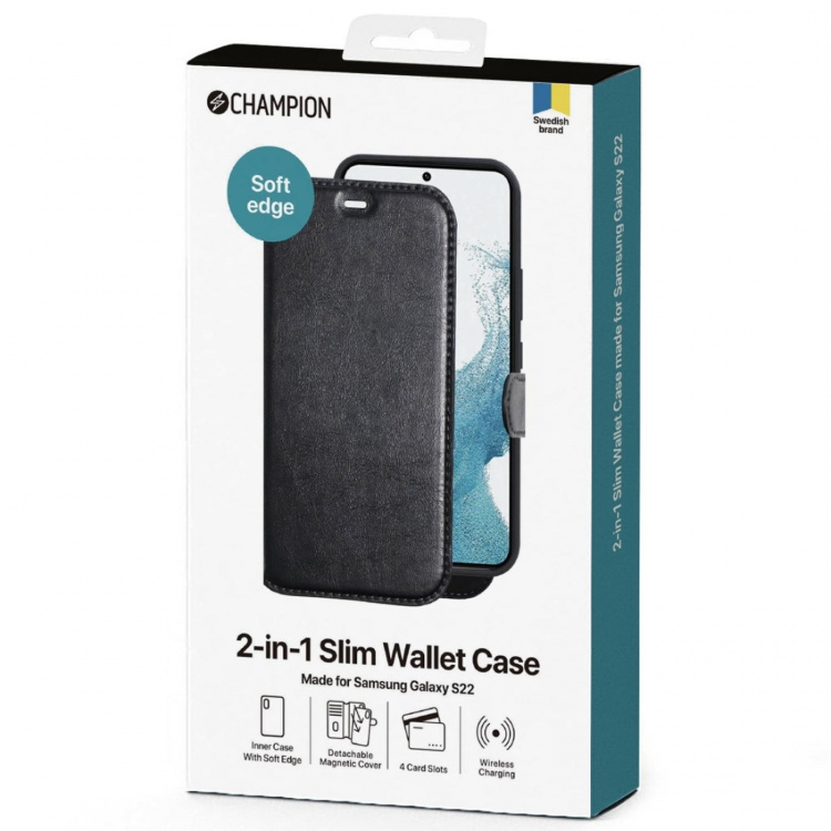 Champion 2-in-1 Slim Wallet Galaxy S22