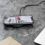 Champion Trådlös Laddare QI Metall/Tyg