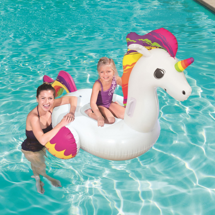 Bestway Badmadrass 1.55m x 1.19m Fanta