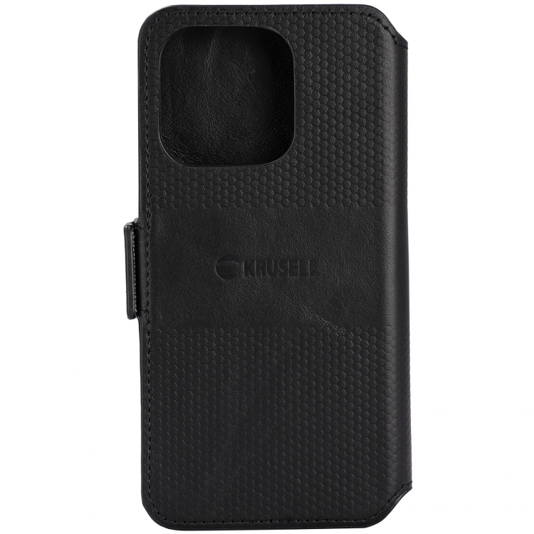 Krusell Telefonpung i læder iPhone 14 Pro Sort