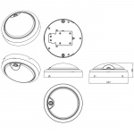 Philips ProjectLine Vägglampa 15W 1400lm IP54 Sensor