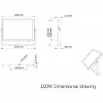 Philips ProjectLine Strålkastare 100W 9500lm Philips ProjectLine Strålkastare 100W 9500lm