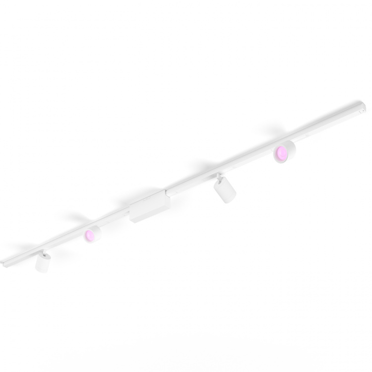 Philips Hue Perifo Rak bassats 4 spotlights Vit