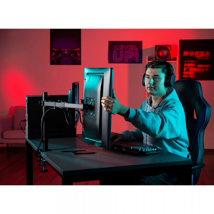 Hama Monitorbeslag til 2 Skærme 13