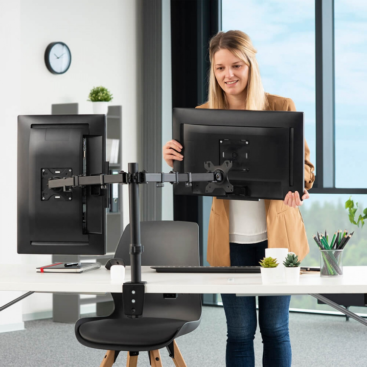 Hama Monitorbeslag til 2 Skærme 13