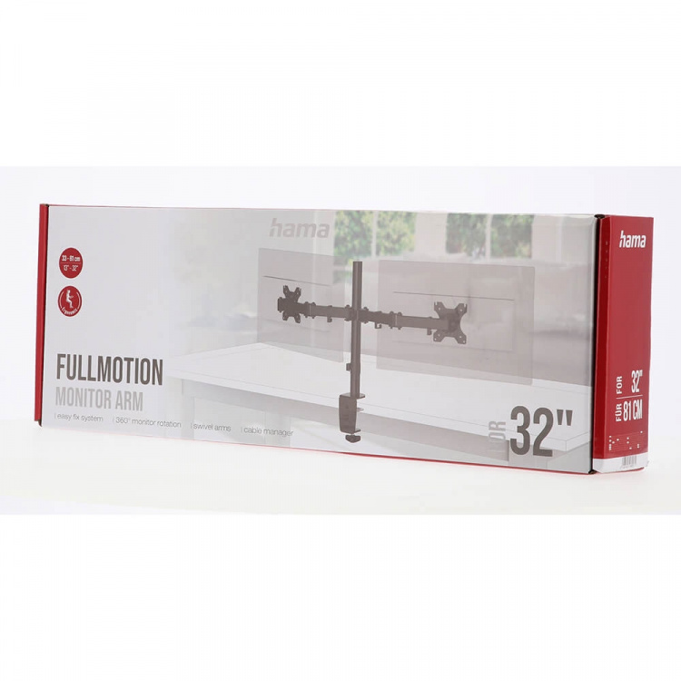 Hama Monitorbeslag til 2 Skærme 13