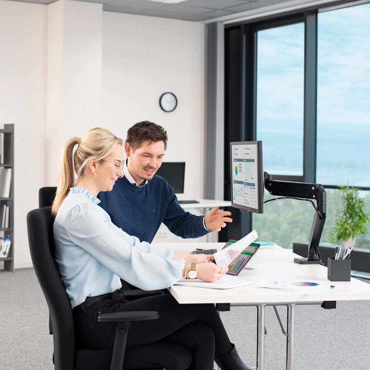 Hama Monitorbeslag Performer til 1 Skærm Dynamisk Sort