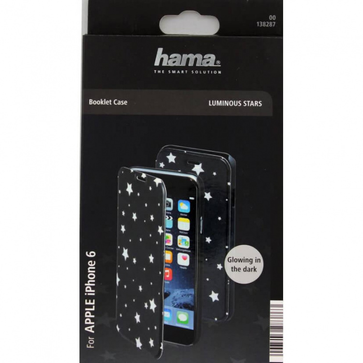 Hama Mobil Wallet DesignLine iPhone 6/7/8/SE Star Glow Black