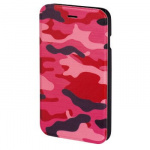 Hama Mobil Wallet DesignLine iPhone 6/6S Camo Rosa