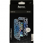 Hama Mobil Wallet DesignLine iPhone 6/6S Leopard Blå