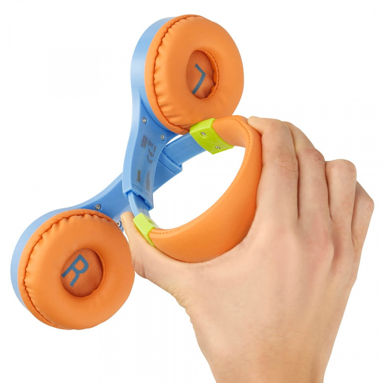 Hama Høretelefoner On-Ear Teens Guard Trådløse 85dB Blå/Orange