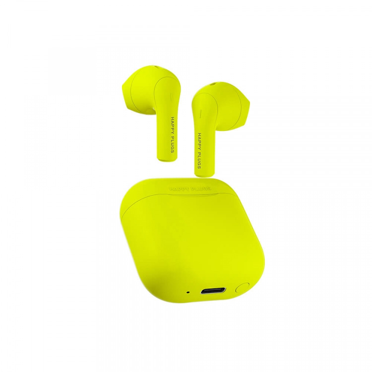 Happy Plugs Joy Hovedtelefoner In-Ear TWS Neon Gul