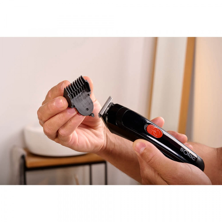 SOLAC Hårklipper Multifunktionel Pourpose IPX6 Sort