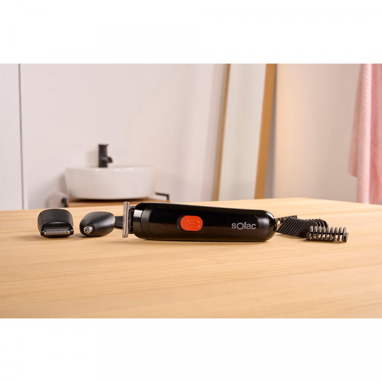 SOLAC Hårklipper Multifunktionel Pourpose IPX6 Sort
