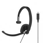 Koss Headset CS295 Mono On-Ear Mic USB Sort