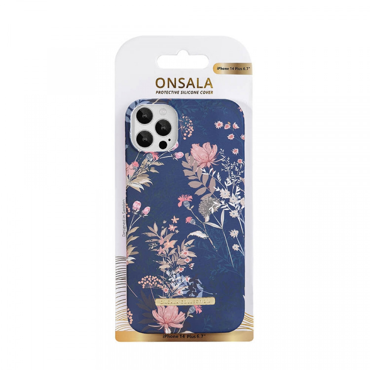Onsala Mobilcover Dark Flower iPhone 14 Plus