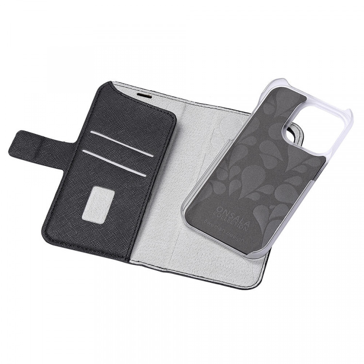 Onsala Wallet Eco Midnight Black iPhone 14 Pro