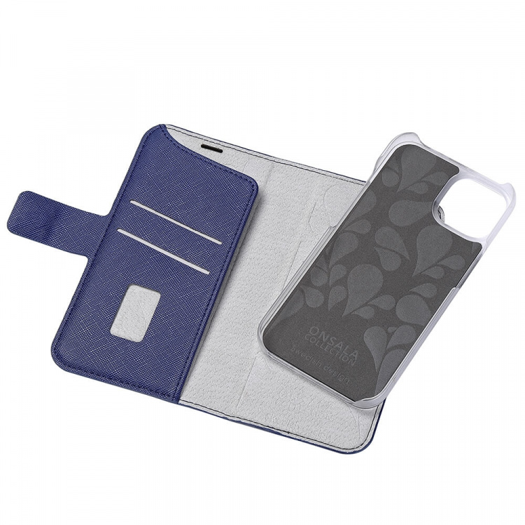 Onsala Wallet Eco Navy Blue iPhone 13/14
