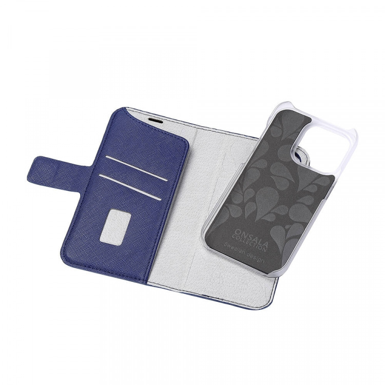 Onsala Wallet Eco Navy Blue iPhone 14 Pro Onsala Wallet Eco Navy Blue iPhone 14 Pro