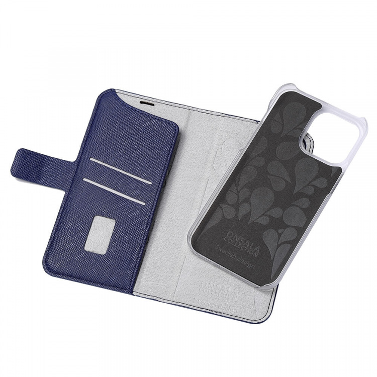 Onsala Wallet Eco Navy Blue iPhone 14 Pro Max