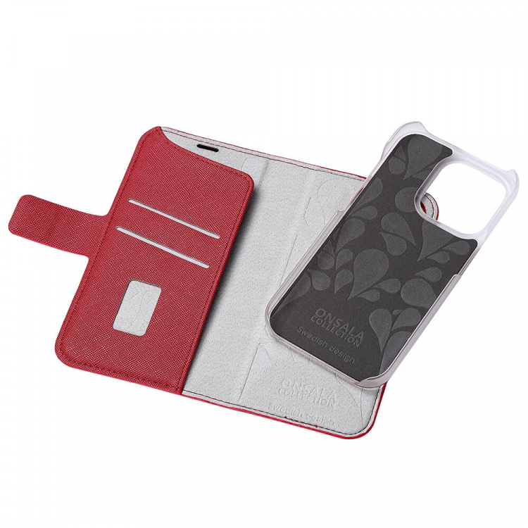 Onsala Wallet Eco Red iPhone 14 Pro