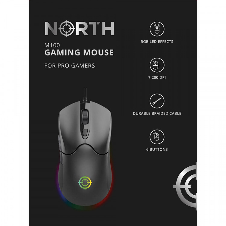 North Gaming mus M100 RGB