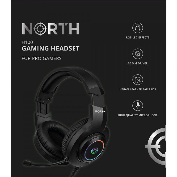North Gaming-Headset H100 RGB