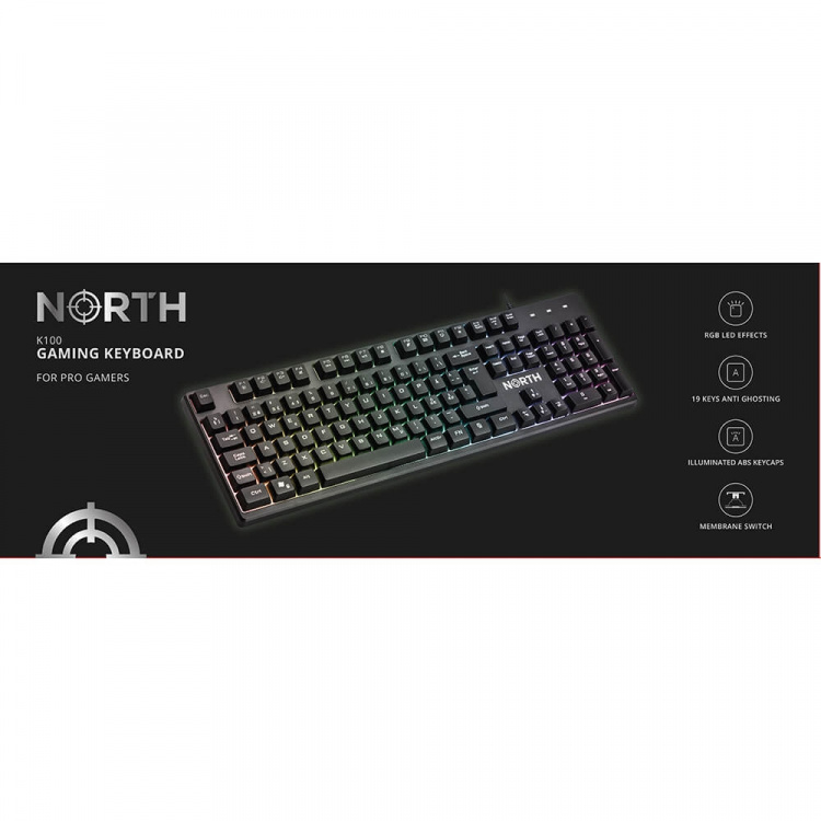 NORTH Gaming keyboard K100 RGB