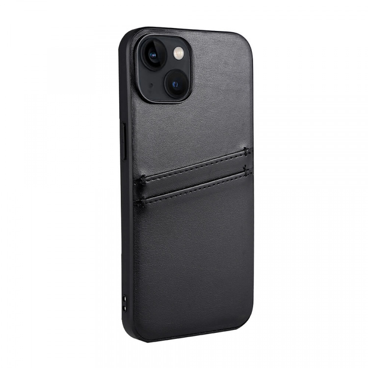Buffalo Cover PU 2 kort Sort - iPhone 13/14