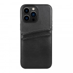 Buffalo Cover PU 2 kort Sort - iPhone 14 Pro Max