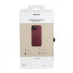 Buffalo Cover PU 2 kort Brun - iPhone 13/14