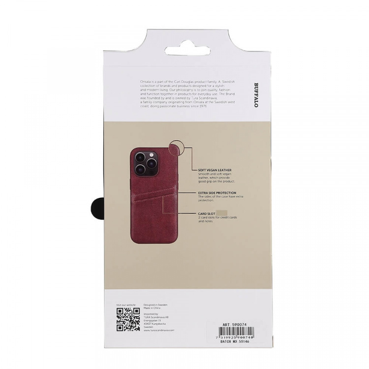 Buffalo Cover PU Brun - iPhone 14 Pro