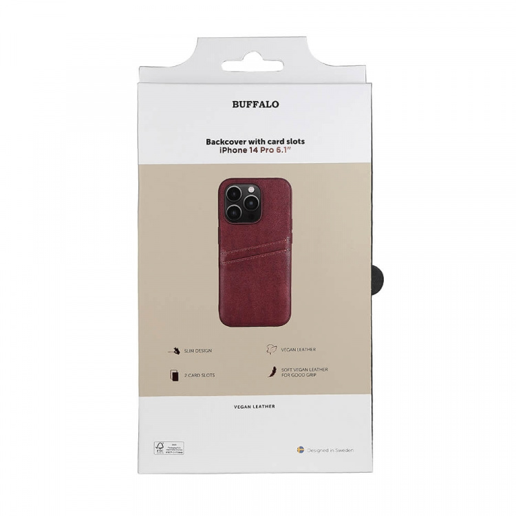 Buffalo Cover PU Brun - iPhone 14 Pro