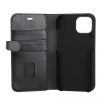 Buffalo 2in1 Leather 3 card MagSeries iPhone 13/14/15 Black