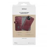 Buffalo 2in1 Wallet Leather 3 card iPhone 14 Plus Brown