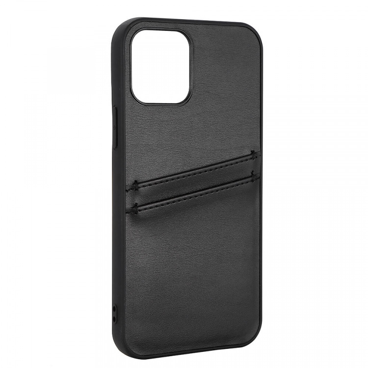 Buffalo Mobilcover PU 2 kort Sort - iPhone 12/12 Pro