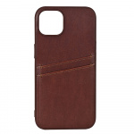 Buffalo Mobilcover PU 2 kort Brun - iPhone 12/12 Pro