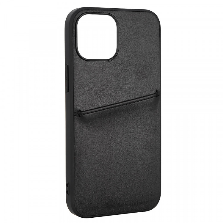 Buffalo Cover PU 1 Kort - iPhone 13 Mini Sort