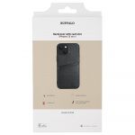 Buffalo Cover PU 1 Kort - iPhone 13 Mini Sort