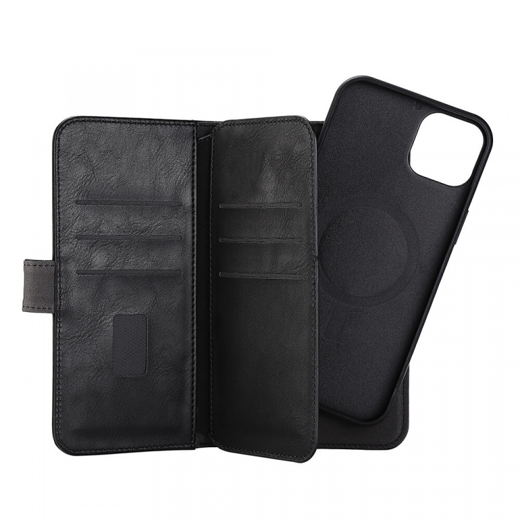 Gear Wallet 2-i-1 7 Kortrom MagSeries Sort - iPhone 14 Plus