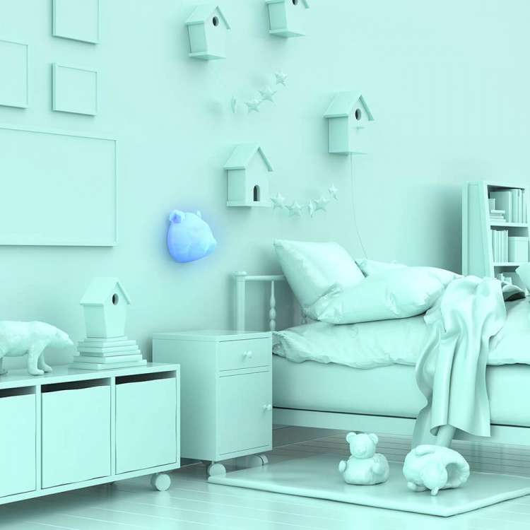 Mobility On Board Væg natlampe Wild Light Panda, flere farver