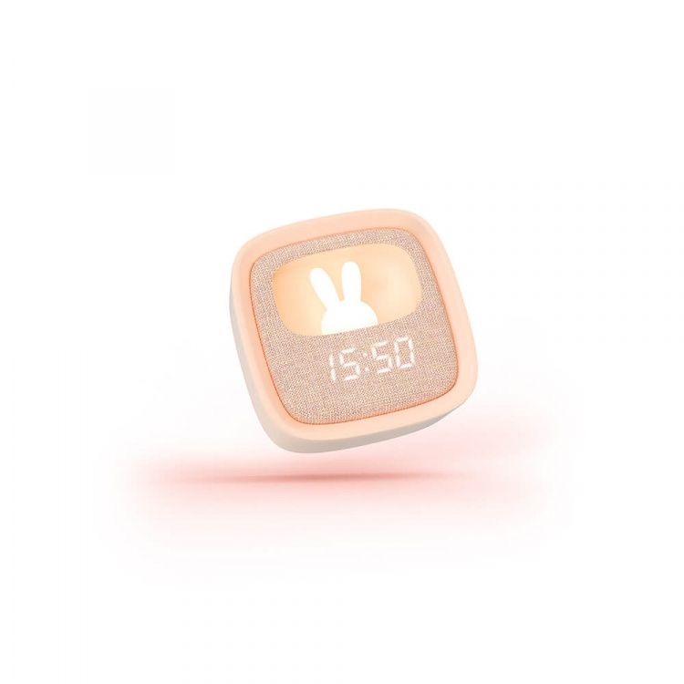 Mobility On Board Vækkeur med lys Billy Lyserød